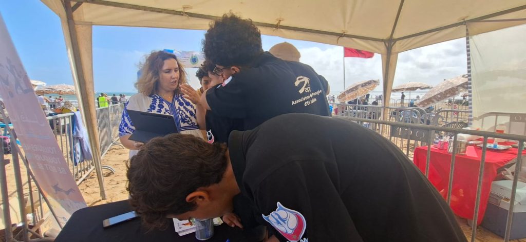 Stands de sensibilisation sur la lutte antidopage au profit des participants au championnat national de plongée et sports subaquatique