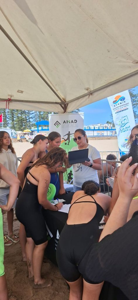 Stands de sensibilisation sur la lutte antidopage au profit des participants au championnat national de plongée et sports subaquatique
