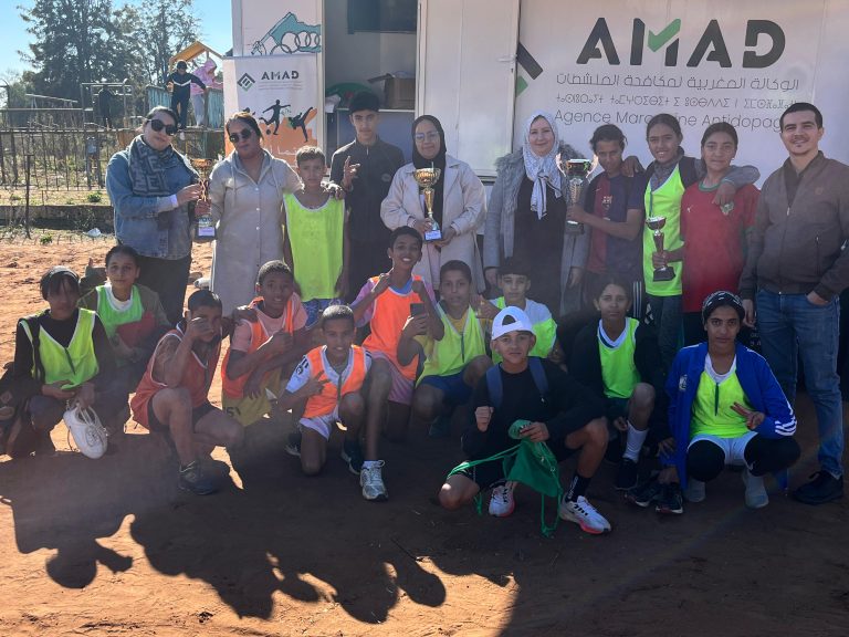 L’AMAD a animé un stand de sensibilisation destiné aux élèves participant au cross country scolaire...